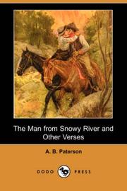 Cover of The man from Snowy River and other verses by Andrew Barton 'Banjo' Paterson