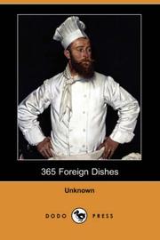 Cover of 365 Foreign Dishes (Dodo Press) by Unknown