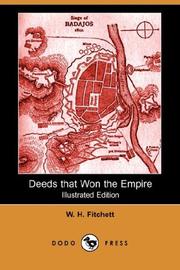 Front cover of Deeds that Won the Empire by W. H. Fitchett