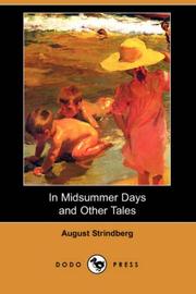 Front cover of In Midsummer Days and Other Tales by August Strindberg