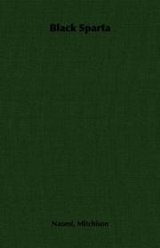 Cover of Black Sparta by Naomi Mitchison