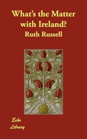Front cover of What's the Matter with Ireland? by Ruth Russell
