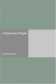 Front cover of A Passionate Pilgrim by Henry James