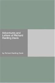 Front cover of Adventures and Letters of Richard Harding Davis by Richard Harding Davis