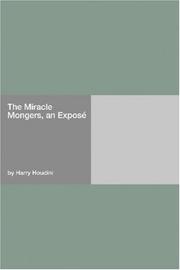 Front cover of The Miracle Mongers, an Exposé by Harry Houdini