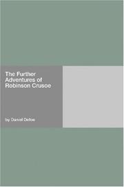 Front cover of The Further Adventures of Robinson Crusoe by Daniel Defoe