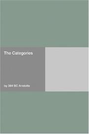 Cover of The Categories by Aristotle