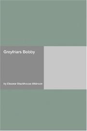 Cover of Greyfriars Bobby by Eleanor Atkinson