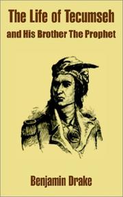 Cover of Life of Tecumseh and His Brother The Prophet, The by Benjamin Drake