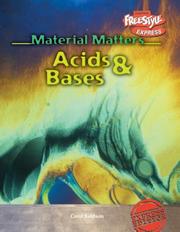 Cover of Acids and Bases (Baldwin, Carol, Material Matters.) by Carol Baldwin