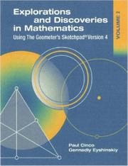 Front cover of Explorations and Discoveries in Mathematics, Volume 2, Using The Geometer's Sketchpad Version 4 by Paul Cinco Gennadiy Eyshinskiy