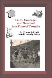 Cover of Faith and Courage in a Time of Trouble by France Pruitt As Told to Judy Priven