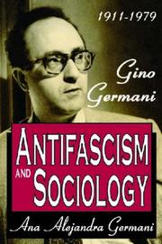 Front cover of Antifascism and Sociology by Ana Alejandra Germani