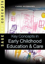 Front cover of Key Concepts in Early Childhood Education and Care by Cathy Nutbrown