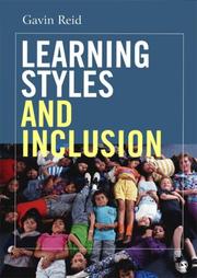 Cover of Learning Styles and Inclusion by Gavin Reid