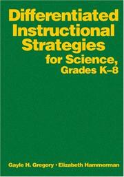 Front cover of Differentiated Instructional Strategies for Science, Grades K-8 by Gayle H. Gregory