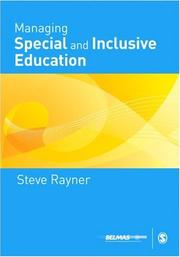 Front cover of Managing Special and Inclusive Education (Published in association with the British Educational Leadership and Management Society) by Steve G Rayner