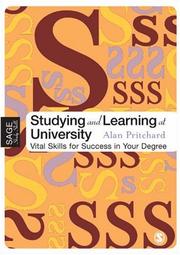 Cover of Studying and Learning at University by Alan M Pritchard