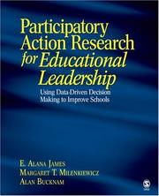 Front cover of Participatory action research for educational leadership by E. Alana James