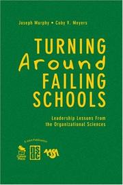 Cover of Turning around failing schools by Joseph Murphy