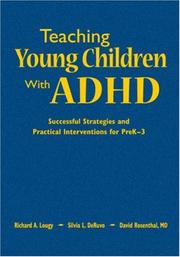 Front cover of Teaching Young Children With ADHD by Silvia L. DeRuvo