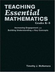 Front cover of Teaching Essential Mathematics, Grades K-8 by Timothy J. McNamara