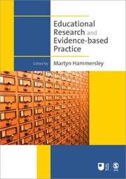 Front cover of Educational Research and Evidence-based Practice (Published in association with The Open University) by Martyn Hammersley