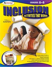 Front cover of Inclusion Activities That Work! Grades 6-8 by Toby J. Karten