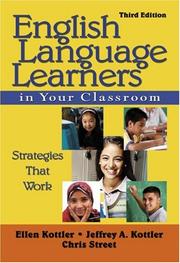 Front cover of English Language Learners in Your Classroom by Jeffrey A. Kottler