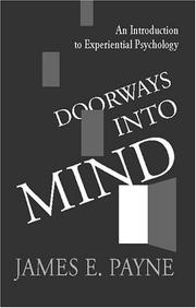 Cover of Doorways into Mind by James E. Payne