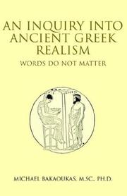Cover of Ancient Greek Realism by Bakaoukas