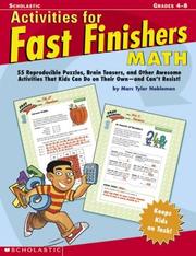 Cover of Activities For Fast Finishers: Math by Marc Tyler Nobleman