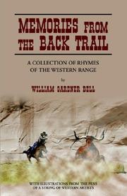 Cover of Memories from the Back Trail by William Gardner Bell