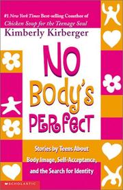 Front cover of No body's perfect by Kimberly Kirberger