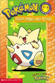 Front cover of Togepi springs into action! by Tracey West