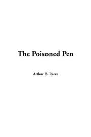 Cover of The Poisoned Pen by Arthur B. Reeve