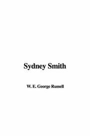 Front cover of Sydney Smith by George William Erskine Russell