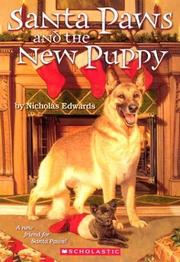 Front cover of Santa paws and the new puppy by Nicholas Edwards