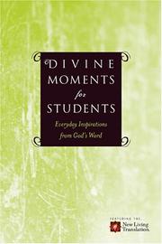Front cover of Divine moments for students by Beers, V. Gilbert
