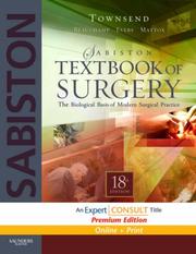 Front cover of Sabiston Textbook of Surgery by Courtney M. Townsend