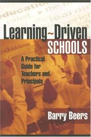 Cover of Learning-Driven Schools by Barry Beers