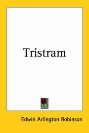 Cover of Tristram by Edwin Arlington Robinson