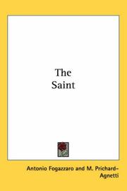 Cover of Santo by Antonio Fogazzaro