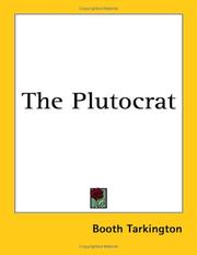 Cover of The plutocrat by Booth Tarkington