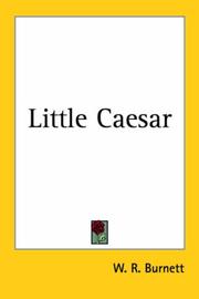 Cover of Little Caesar by W. R. Burnett