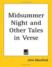 Cover of Midsummer night by John Masefield