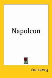 Cover of Napoleon by Emil Ludwig