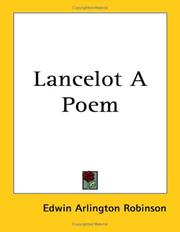 Cover of Lancelot by Edwin Arlington Robinson
