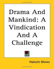 Cover of Drama and mankind by Halcott Glover