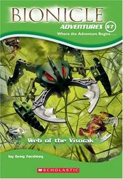 Front cover of Web of the Visorak (Bionicle Adventures, No. 7) (Bionicle Adventures) by Greg Farshtey